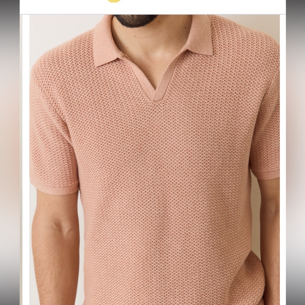 MARINE LAYER NWOT Conrad Sweater Polo - Picture 4 of 13